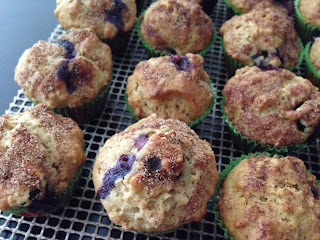 Blueberry Oatmeal Muffins
