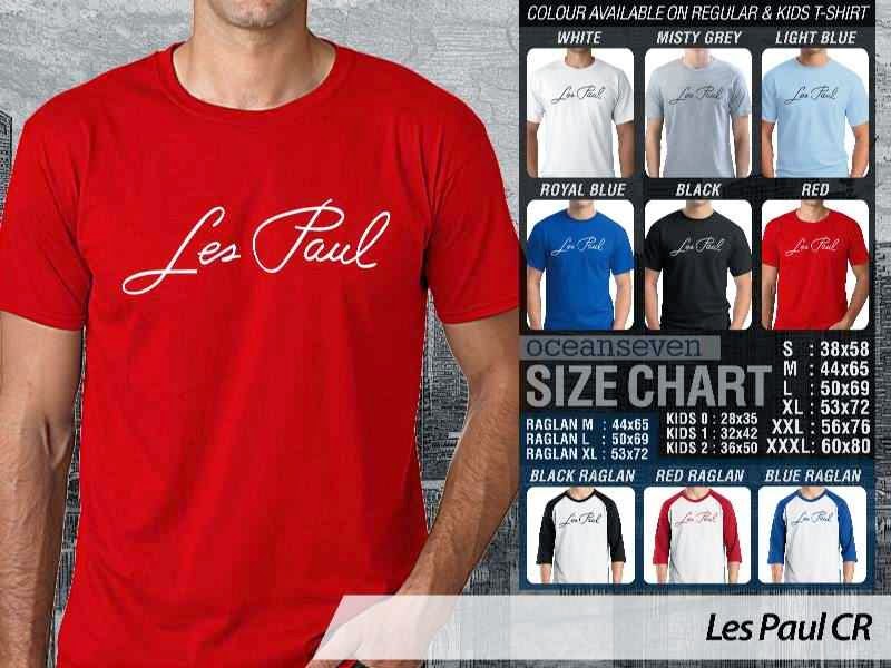 Kaos Les Paul Alat Musik distro ocean seven