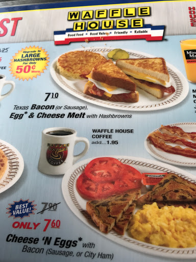 Breakfast Restaurant «Waffle House», reviews and photos, 2850 Gh Dr, Austinburg, OH 44010, USA