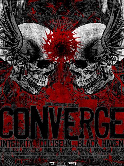 Converge / Integrity / Coliseum / Black Haven / Amen Ra @ Le Trabendo, Paris 21/07/2008