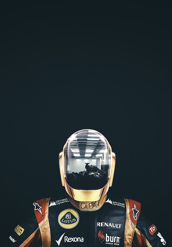 Lotus рекламирует новый альбом Daft Punk на Гран-при Монако 2013