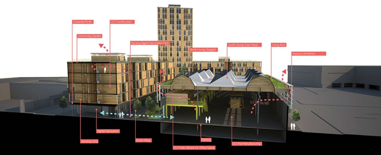 Timber in the City competition First place
