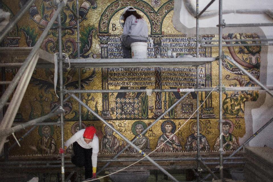 First phase of Bethlehem's Church of the Nativity restoration completed First phase of Bethlehem's Church of the Nativity restoration completed