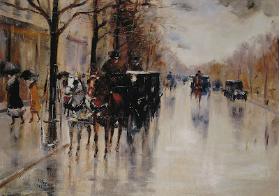 Lesser Ury - Unter den Linden