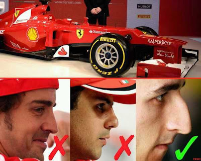 Роберт Кубица лучше всех подходит к новому носатому болиду Ferrari 2012