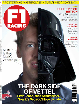 Себастьян Феттель на обложке майского F1 Racing 2013