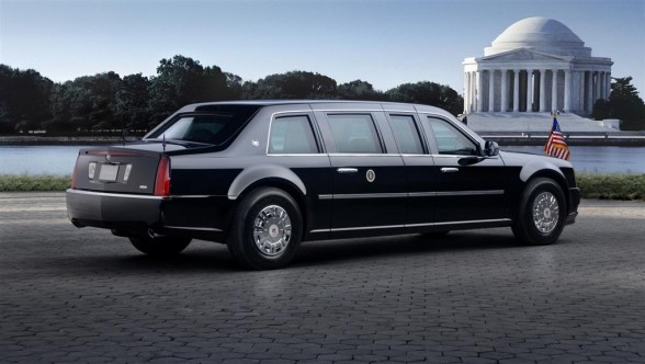 2009 Cadillac Presidential Limousine - Rear Side View