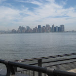 Over on Liberty Island. Here's a view of Manhattan with the ESB in the distance. Over on Liberty Island. Here's a view of Manhattan with the ESB in the distance.