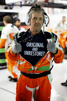 Нил Дики в футболке Original and Unrestored на Гран-при Сингапура 2013