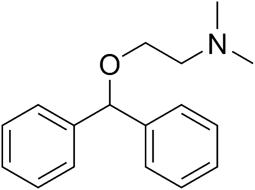 Structure Of Diphenhydramine