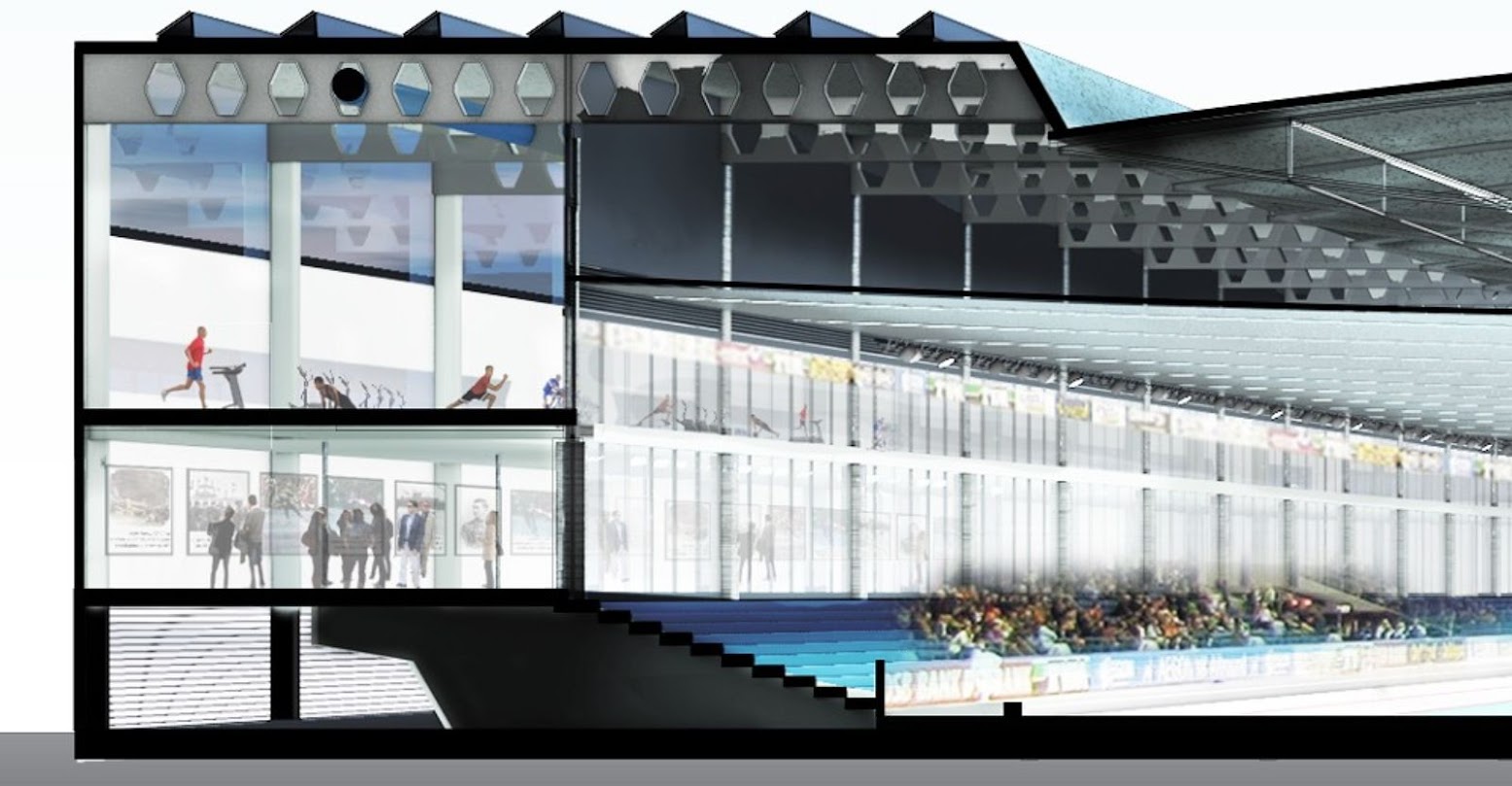 Ballast Nedam renovation of the Thialf arena in