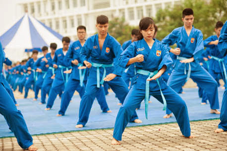 Hoành tránh nhất là màn đồng diễn Vovinam của 600 môn sinh khóa 10, ĐH FPT. Để có màn đồng diễn đẹp mắt này, các sinh viên đã phải tập luyện trong hơn một tuần.