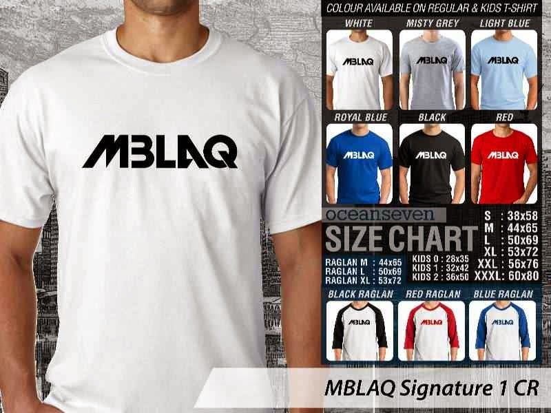 Kaos KPop MBLAQ Signature 1 CR