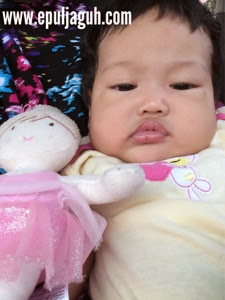 Shafiyah 5 bulan tips jadikan kulit baby lebih gebu