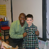 Mr. Huff, the principal at Jack's school, came into this classroom to sing him happy birthday. Mr. Huff, the principal at Jack's school, came into this classroom to sing him happy birthday.