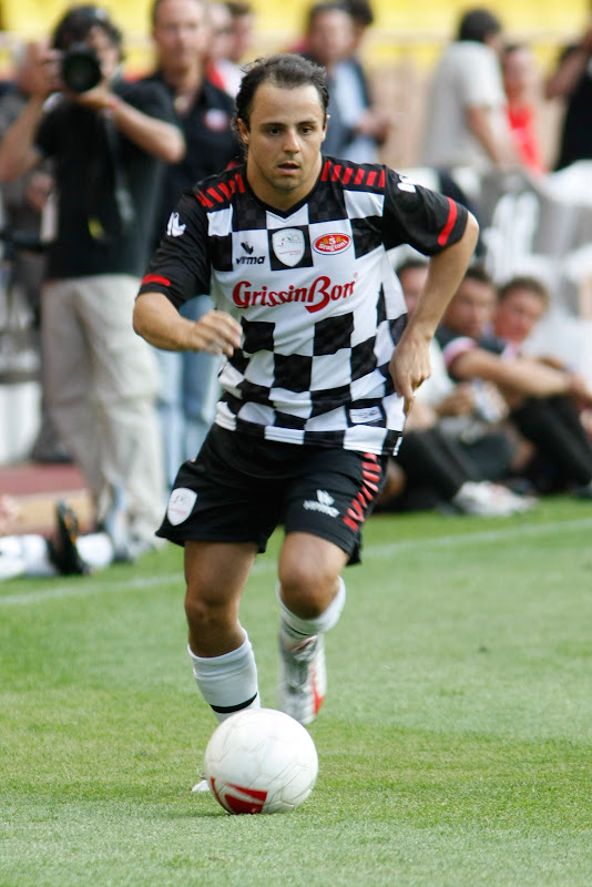 Фелипе Масса на благотворительном футбольном матче в Монте-Карло 2011