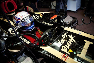 реклама нового альбома Daft Punk на болиде Lotus на Гран-при Монако 2013