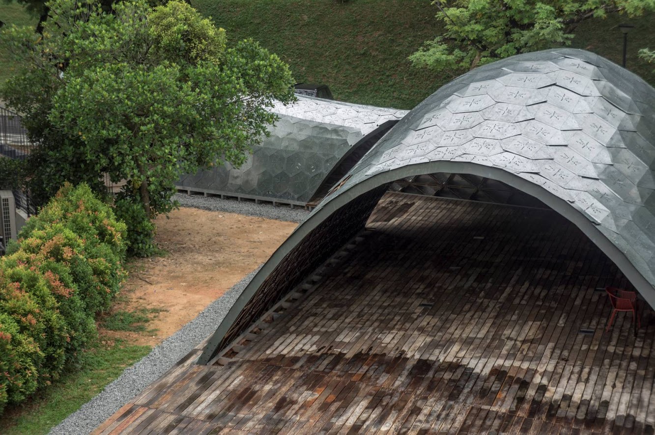 Sutd Library Gridshell Pavilion by City Form Lab