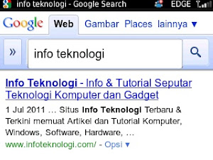 Hasil Pencarian Google Google Mobile search