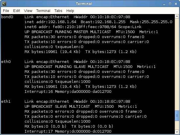 ifconfig