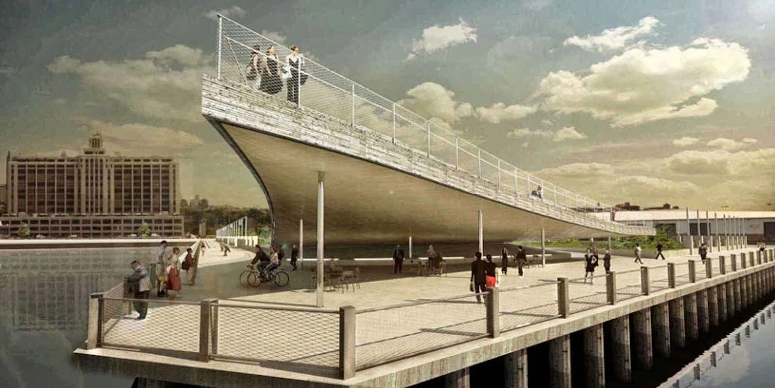 Brooklyn Bridge Park Pier 6 Viewing Platform by