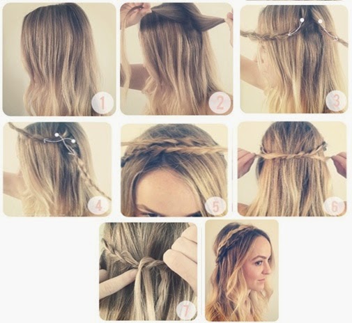 peinados semirecogidos con trenzas para graduacion