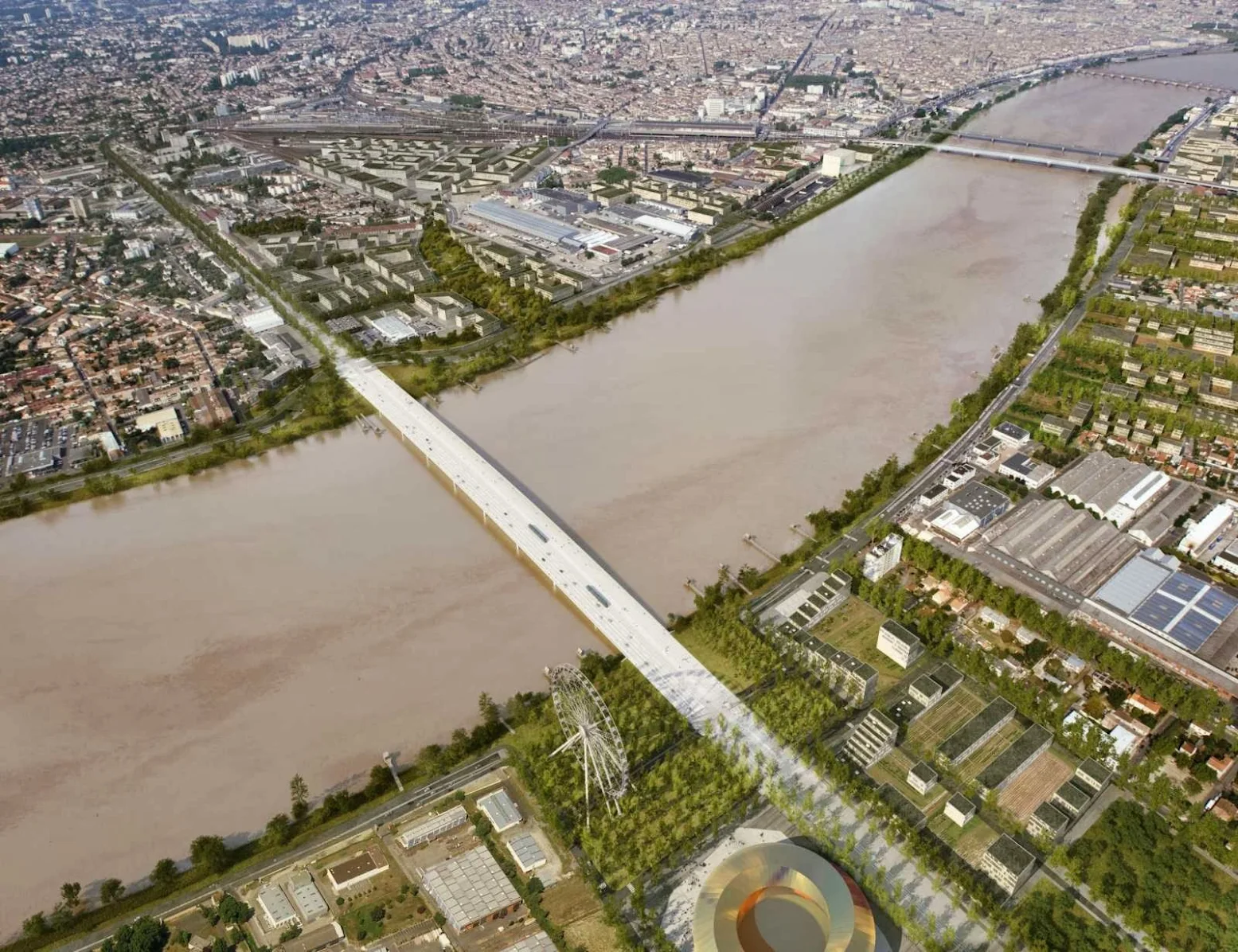 OMA wins competition to design Pont Jean Jacques