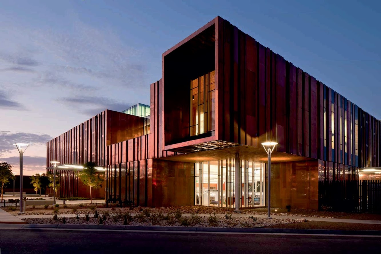 Phoenix, Arizona, Stati Uniti d'America: South Mountain Community Library by RichÄRD+BAUER