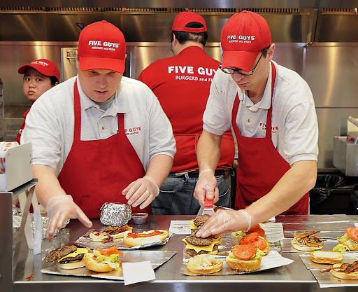 Fast Food Restaurant «Five Guys», reviews and photos, 340 Ogden Ave, Downers Grove, IL 60515, USA