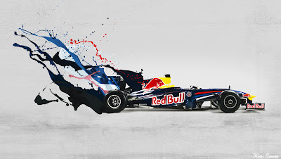 арт болида Red Bull RB5 by Krisi Ganeva
