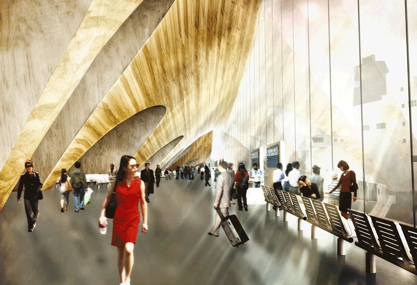 Passenger Service Center by APTUM Architecture