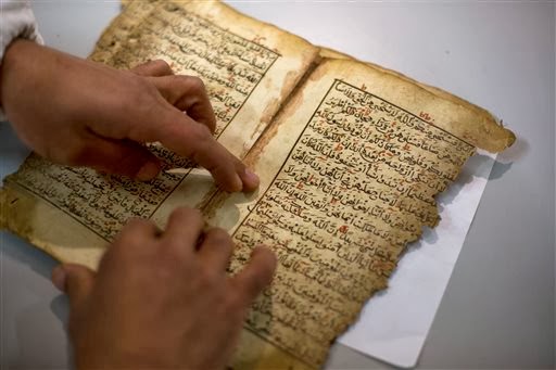 Old manuscripts get facelift at Jerusalem mosque Old manuscripts get facelift at Jerusalem mosque