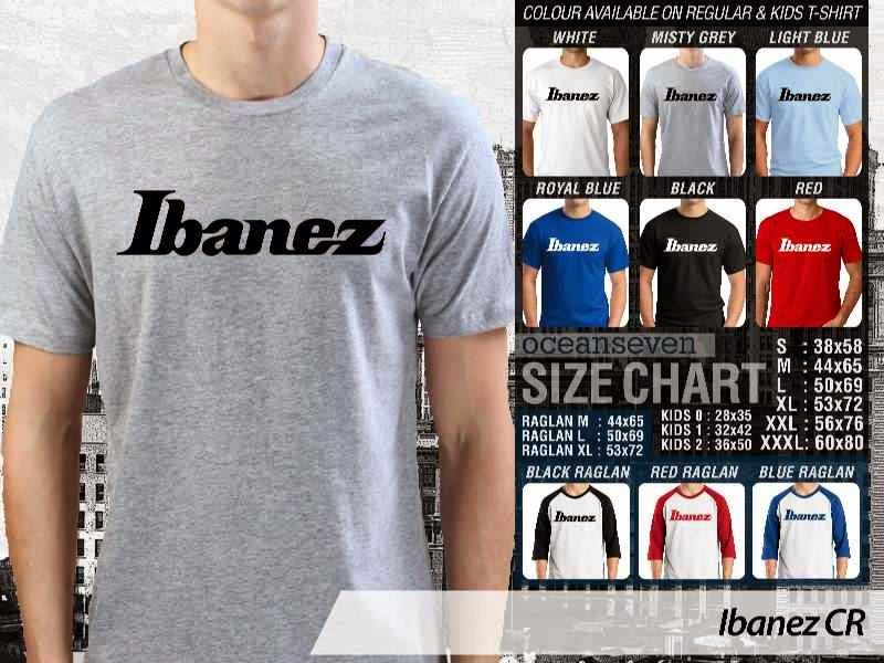 Kaos Ibanez 3 Alat Musik distro ocean seven