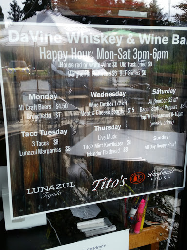 Wine Bar «DaVine Whiskey & Wine Bar», reviews and photos, 23836 222nd Pl SE #106, Maple Valley, WA 98038, USA
