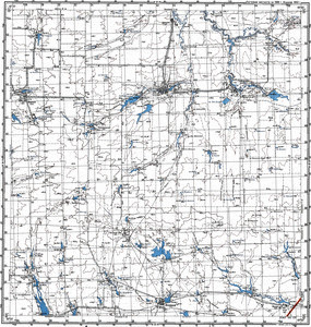 Уменьшенное изображение Карта 100k--m39-038--(1989)