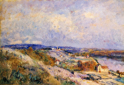 Albert Lebourg - The Hills of Herblay in Spring.