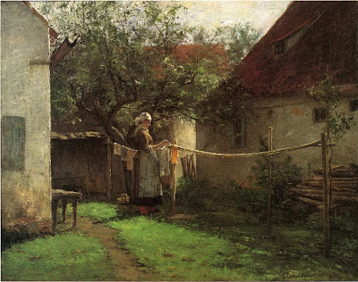 J. Ottis Adams - Wash Day, Bavaria