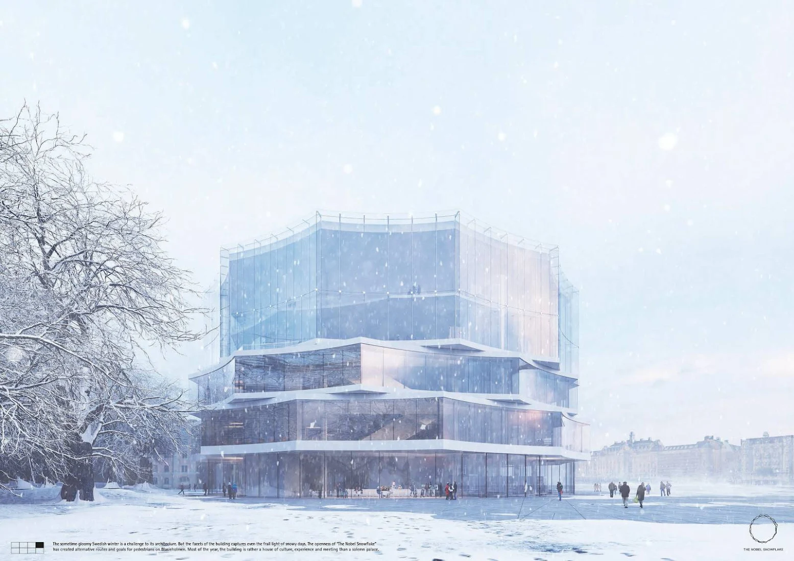 The Nobel Snowflake by Wingardh Arkitektkontor