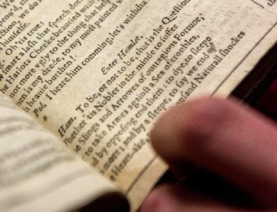 Rare first Shakespeare edition found in French library Rare first Shakespeare edition found in French library