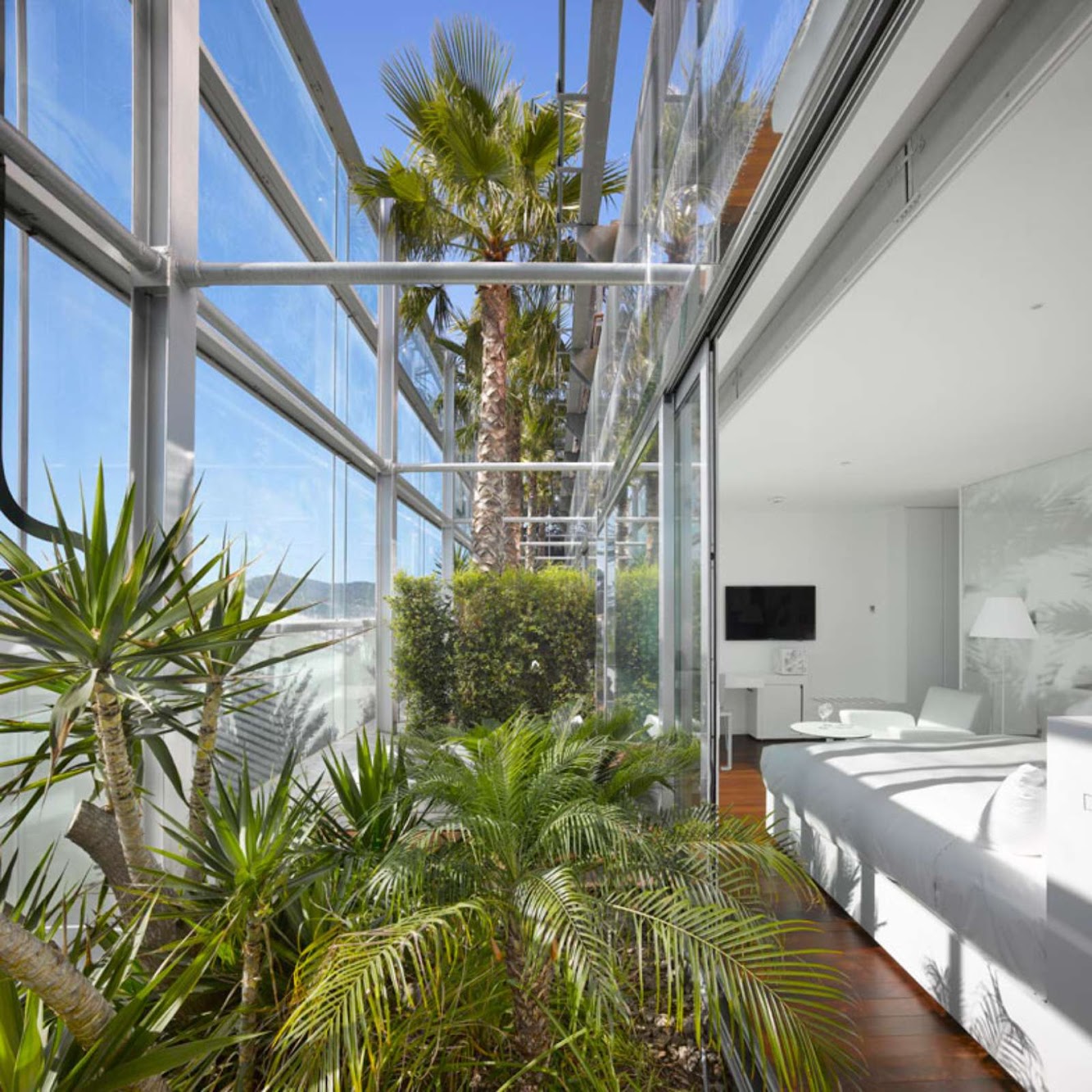 Vertical garden of Renaissance Barcelona Fira Hotel by