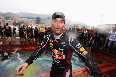 Марк Уэббер Red Bull Energy Station на Гран-при Монако 2012