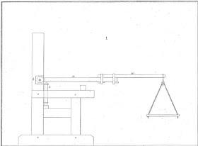 Machine pour tests de résistance à la compression des pierres de Gauthey en 1771