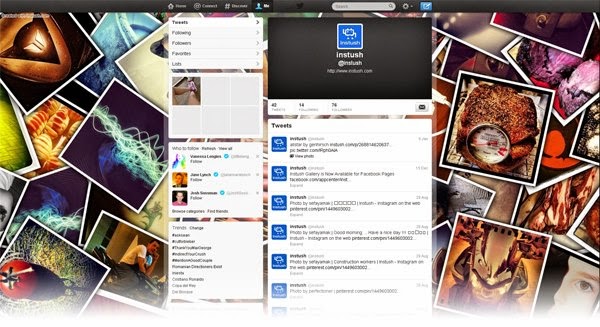 Twitter Background Collage