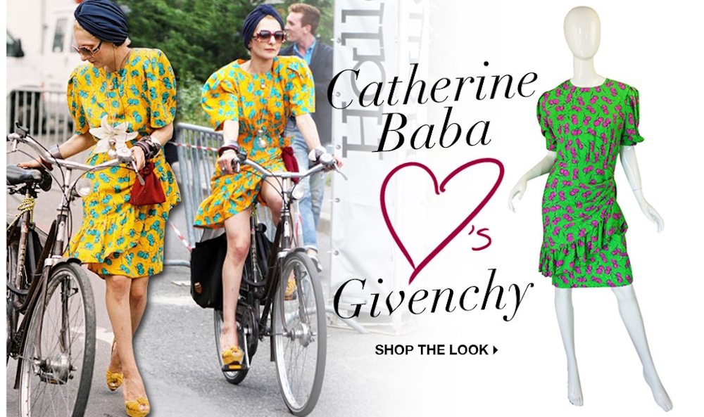Shop the Look [Catherine Baba in the Yellow Version of our Givenchy!]