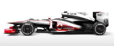 футуристичный дизайн болида McLaren от Klaud Wasiak