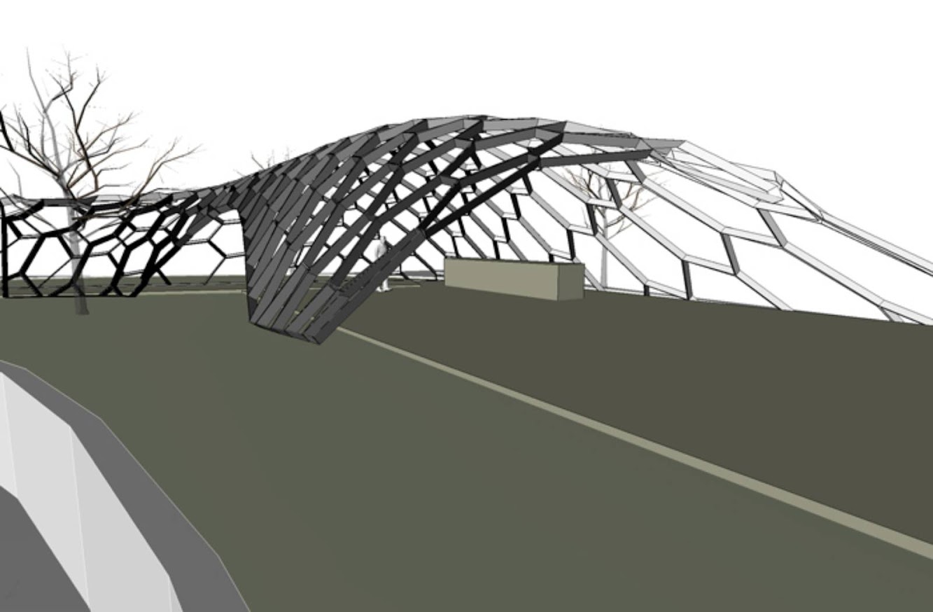 Sutd Library Gridshell Pavilion by City Form Lab