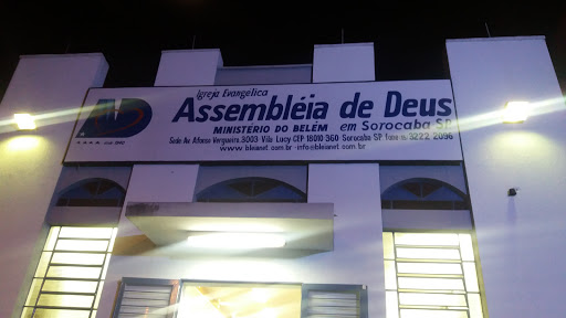 Igreja Evangélica Assembléia de Deus, Av. Comendador Barbero, 263 - Vila Barcelona, Sorocaba - SP, 18025-410, Brasil, Local_de_Culto, estado São Paulo