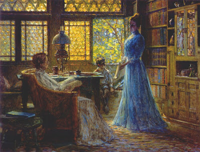 J. Otis Adams - Library at the Hermitage