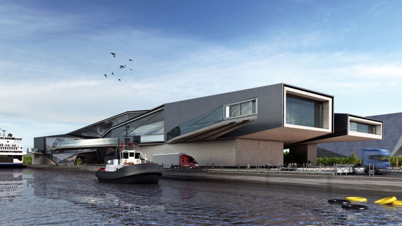 Passenger Service Center by Urban Office Architecture