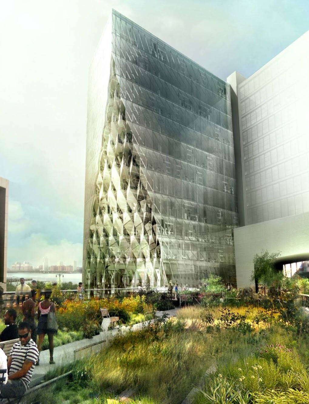 Solar Carve Tower by Studio Gang Architects
